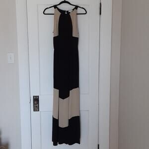 Charming Charlie color block maxi dress medium